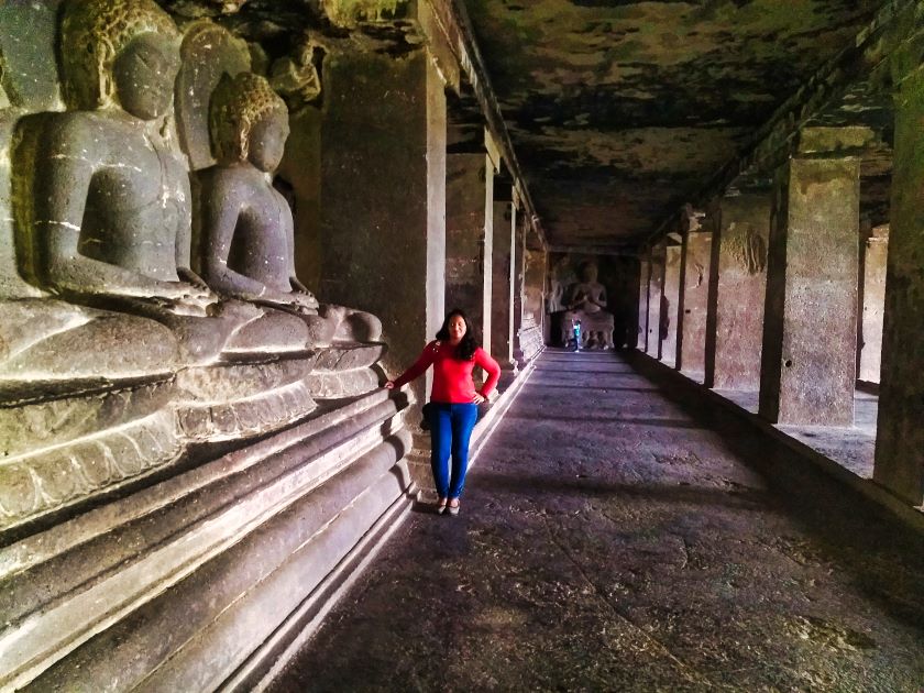 Ellora Caves; Ellora Cave 12; Maharashra; Buddha culpturs; uasatish;