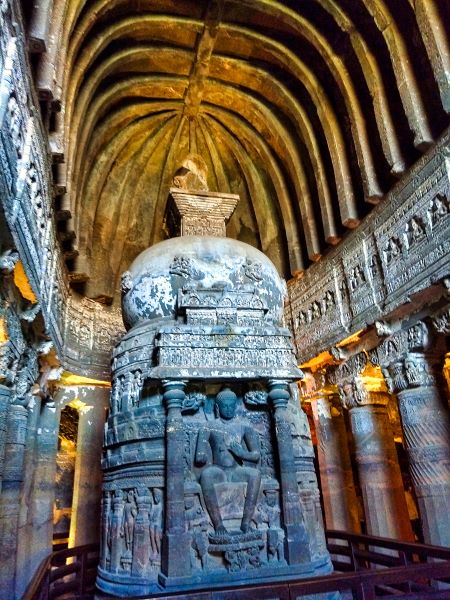 Ajanta Cave 26; Ajanta Caves; Maharashtra; Bddhist Monastery; uasatish;