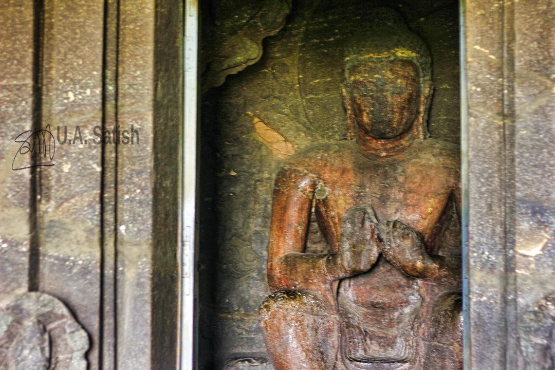 Buddha Idol; Aurangabad Cave No 7; Aurangabad Caves; Auangabad; Maharashtra; uasatish;
