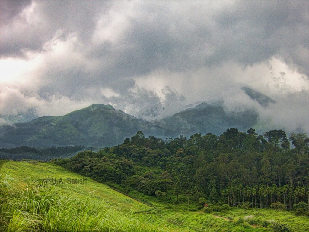 Cloud Covered Wayanad; Mountains; Kerala God's Own Country;mountains; clouds; uasatish;