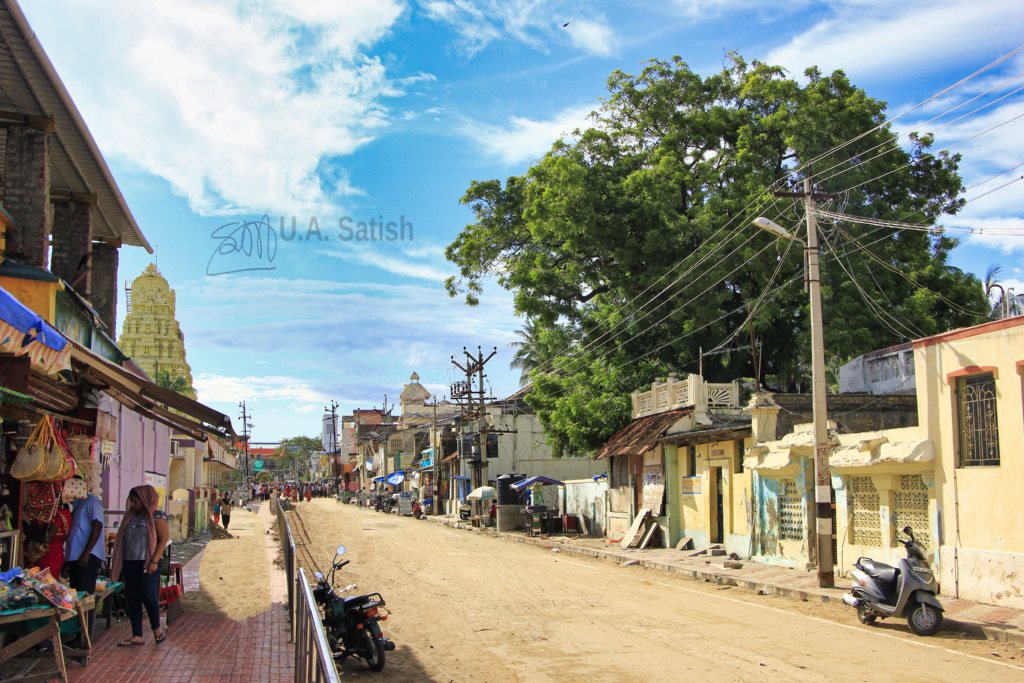 Car Street; Rameswaram; uasatish;