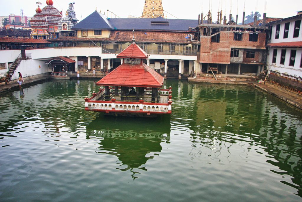 Udupi Sri Krishna Temple; Karnataka; Udupi; temple pond; Balakrishna; uasatish;