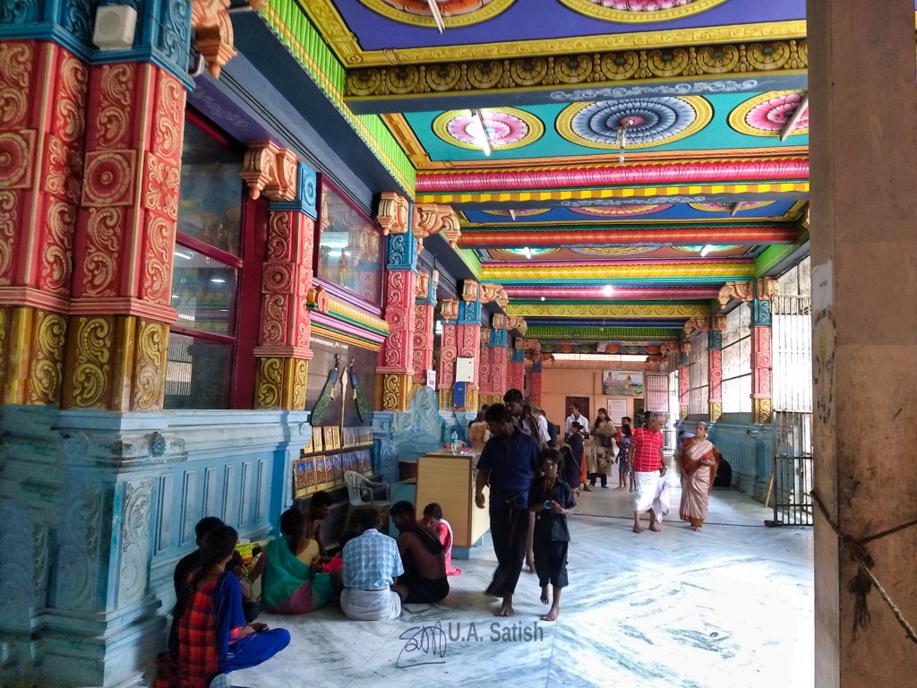 Pazhamudhircholai Murugan Temple; Tamil Nadu; India; uasatish; corridor; 